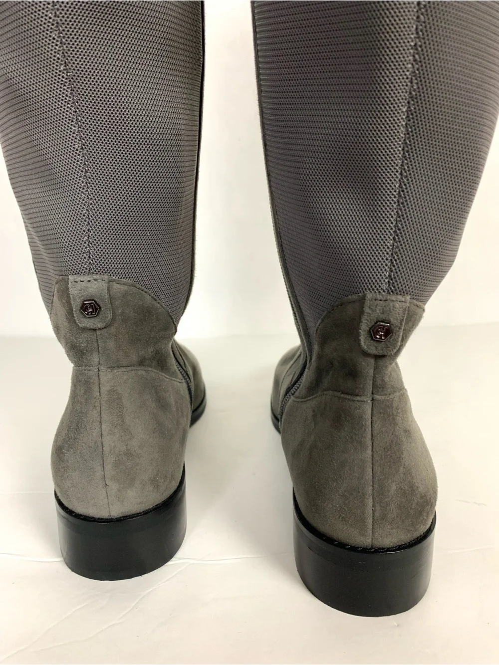 Cole Haan Noelle Gray Knee-High Boots size 9